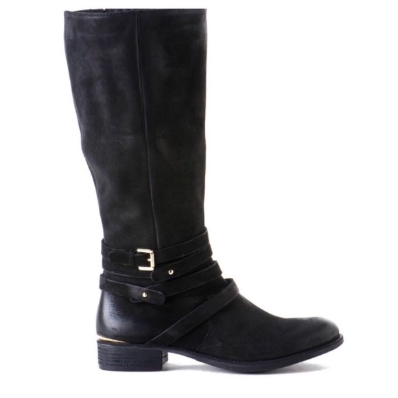 Steve Madden Shoes - Steve Madden Black Riding Boots. Size 9